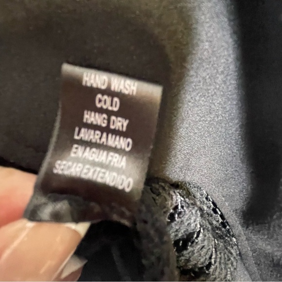 Poetry Black Jacket Size L Juniors Asymmetrical Zipper  Biker Goth Witchy - Picture 10 of 12